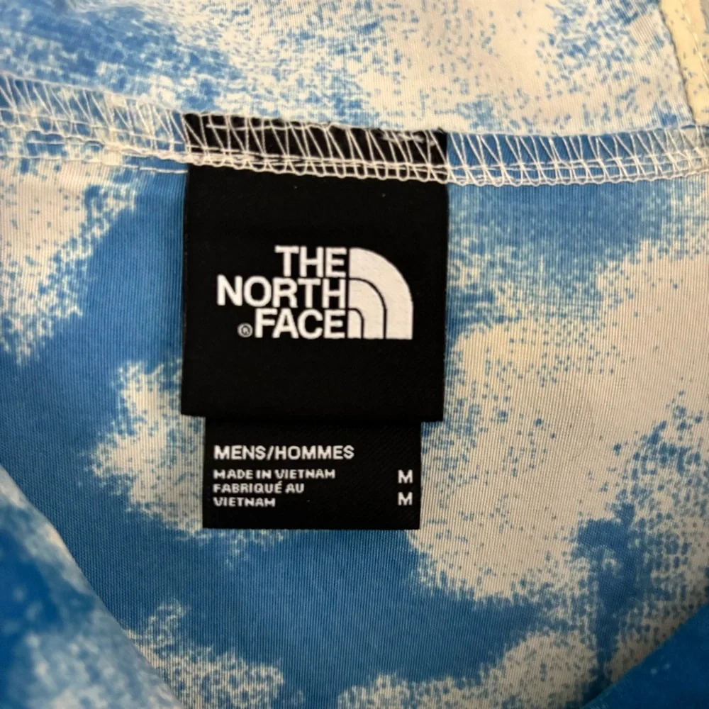 The North Face Printed Class V Pullover Anorak in Vintage Indigo Mushroom Abyss